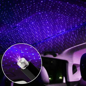 LED Avto Streho Star Noč Svetlobni Projektor za Ford Focus Fusion EcoSport Kuga Mondeo Everest Transit Tourneo Custom (po Meri