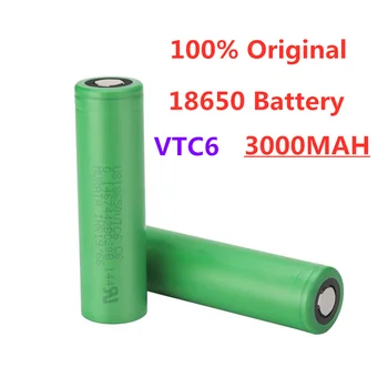 Original VTC6 18650 3000mAh Baterijo 3,7 V 30A Visoko Discharge18650 Baterij za ponovno Polnjenje za US18650VTC6 Svetilka Orodja Baterije