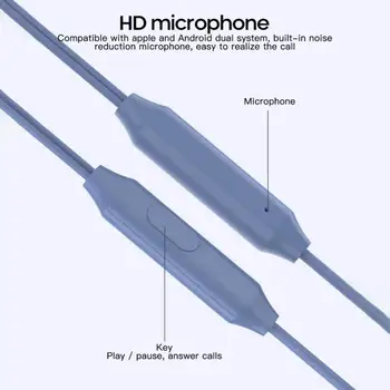 Šport Slušalke Žične 4D Zvok Super Bass 3,5 mm Slušalke Slušalka vgrajeni Mikrofon Za Xiaomi Huawei Pametni Telefon Z brezplačno