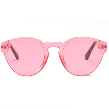 2021 Poletje Ženske Rimless sončna Očala Prosojni Odtenki sončna Očala Ženski Kul Candy Barve UV400 Očala Oculos De Sol #2141