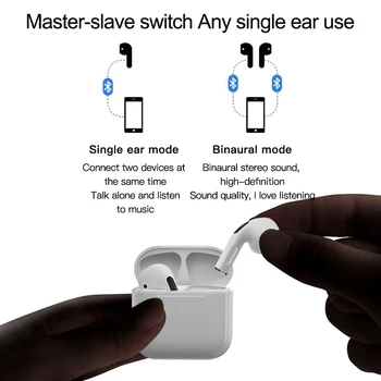 Prvotni Visoki Kakovosti, Ultra Mini Pro 4 TWS Bluetooth Slušalke Hi-Fi Brezžične Slušalke Dotik Čepkov Slušalke Za Vse Pametni telefon