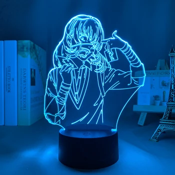 Kakegurui Led Nočna Lučka za Otroke Spalnica Dekor Nočna Darilo za Rojstni dan Anime Pripomoček Soba namizne Svetilke Midari Ikishima