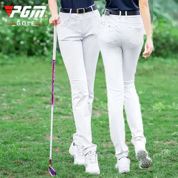 Pgm Golf Hlače Ženske, Visoko Elastična, Mehka Hlače Za Golfist, ki Igrajo Golf Žogo Dame, Oblačila Dihanje Športne Hlače XS-XL