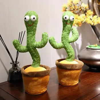 Kaktus Plišastih Lutka Smešno Izobraževalne Srčkan Ples Kaktus Plišaste Igrače za Valentines Glasbe Škatle Doma Dekor Modni Izdelek