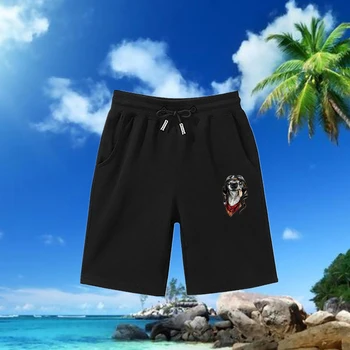 Moške kratke Hlače za Poletje Hlače Modni Slog Boardshort Bermuda Priložnostne Udobno Fitnes Dihanje Šport, Hlače, Plus Velikost