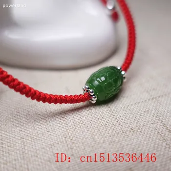 Naravni Red Jasper Lucky Oprema DIY Zapestnica Za Ženske Jade Bangle Amulet Darilo Ročno 925 Sterling Srebrni Nakit