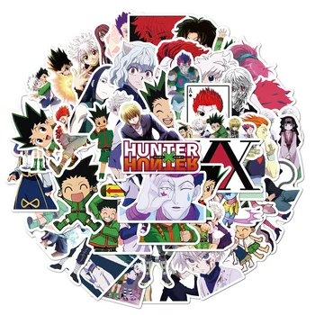 50pcs Hunter X Hunter Anime Nalepke Killua Gon Nalepke Za Prenosnik Izposoja Kitara Skateboard DIY Grafiti Nepremočljiva Decals Igrače