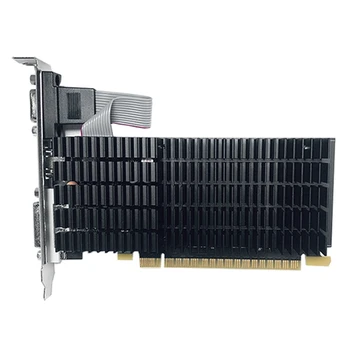 GT710 slike Sim 2G DDR3 64Bit Majhno Ohišje Polovici Višine Kartico Mini Diskretna sliko Kartice