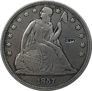 1857 Sedi Liberty Dolarjev KOVANCEV IZVOD
