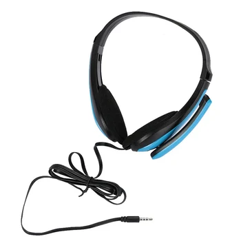 Ergonomska Oblika Gaming Slušalke Z Mikrofonom 3,5 mm Nad Uho Slušalke Za PC Računalnik Udobno Gaming Slušalke