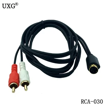 S-Video & 2-RCA Audio Kabli Combo 4 Pin SVideo Moški Kabel, pozlačeni 1,5 m, 5 m 25 cm