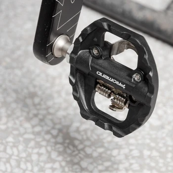 Promend MTB Dvojno Rabo samozapiralni pedal SPD sistem aluminijeve zlitine nosijo Pedala Strokovno MTB pedala Za SHIMAN VIDETI KEOR