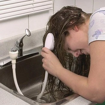 Prenosni Ročni Splash Tuš Kad, Umivalnik Pipo Prilogo Pranje Sprinkler Glave Komplet Hišnih Tuš Spray Cev