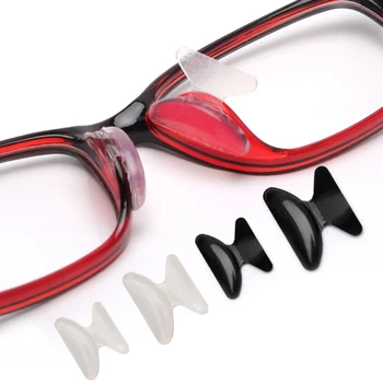 10 Parov Očala sončna Očala Lepilni Silikonski Non-slip Stick na Nos Blazinice
