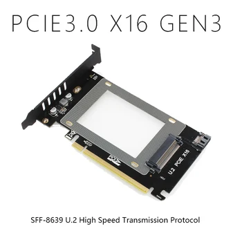 U2 PCI-e adapter U. 2 PCIe SSD Kartice krmilnika SFF-8639 PCI e adapter SFF 8639 PCI express x16, pretvornik Self pogon