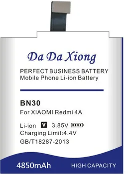 Da Da Xiong 4850mAh BN30 Baterija za Xiaomi Redmi 4A Telefon Baterija