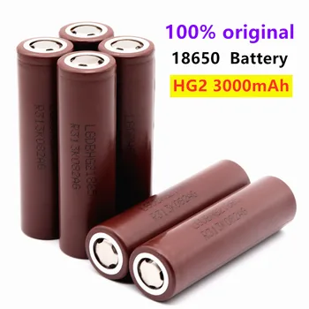 4-20PCS original 18650 3000mAh baterija 3,6 V odvajanje 20A 18650 baterija za LG HG2 3000MAH 3,6 V 18650 baterije