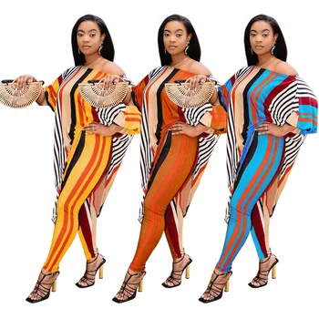2 Kos Sopihanje Določa 2021 Dashiki Tradicionalna Afriška Oblačila Dva Kosa Iz Ženske Africaine Vrhovi In Hlače Določa Afriška Oblačila