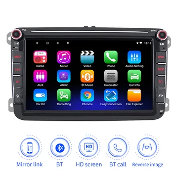 Android 10.0 2Din Avto Multimedijski predvajalnik, Avto Autoradio Radio, GPS navigacijska naprava Za VW/Volkswagen/Golf/Polo/Tiguan/Passat/b7/b6/SEDEŽ/leon