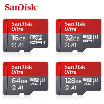 5pcs Original Sandisk Ultra Micro SD 128GB 32GB 64GB 256GB 16 G Micro SD Kartico SD/TF Flash Kartice Pomnilniško Kartico 32 64 128 gb microSD