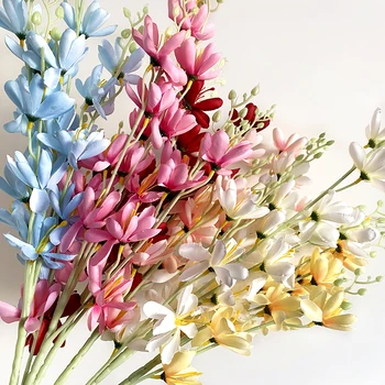1pcs poročno dekoracijo svile cvet Magnolija simulacije rastlin umetne rože domov dekoracijo DIY ponaredek rastlin