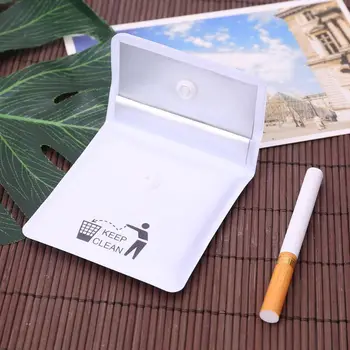 Prenosni Pepelnik Žep na Prostem Kajenje Cigare, Tobak za Shranjevanje Vrečko Ognjevarne PVC brez vonja Torbica Potovanja Plaži Darilo G5GB