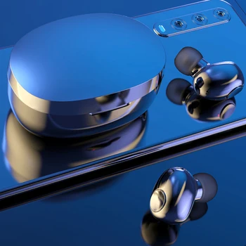 Mini Bluetooth 5.0 Slušalke TWS Brezžični Čepkov Power LED Zaslon Slušalke Športne Vodotesne Slušalke V Uho Z Mikrofonom