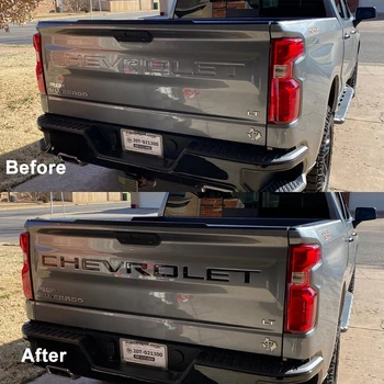 Fit do leta 2020 2021 Chevrolet Colorado vrata prtljažnika ABS Vstavi Črke 3D Postavljeno & Močno Lepilo Nalepke Črke vrata prtljažnika Emblemi