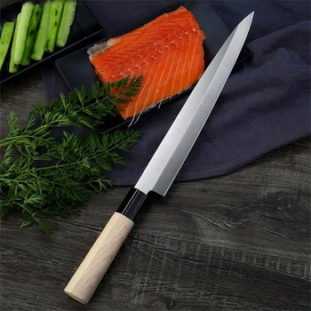 LIUZHANGYU Strokovno Japonski Kuhar Nož Sashimi Nož Suši Nož za Ribe Nož Nož Losos
