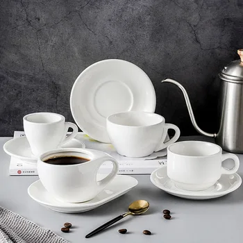 Keramični Aparat Za Set Skodelic & Set Krožnikov Coffeeware Nastavite Luksuzni Kave Vrč Kave Skodelice Iz Porcelana Čaj Cafe Cup Stranka Drinkware