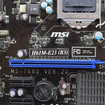 Za MSI H61M-E23 (B3) LGA 1155 Intel H61 PC Desktop Motherboard DDR3 RAM HDMI Micro-ATX SATA II USB2.0 Uporabljajo Matične Plošče