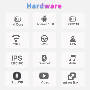 Android 10.0 Sistema Avto GPS Navi Za Audi A4 A5 2009-2016 WIFI 2+32GB RAM Google Bluetooth IPS Zaslon na Dotik Multimedijski Predvajalnik