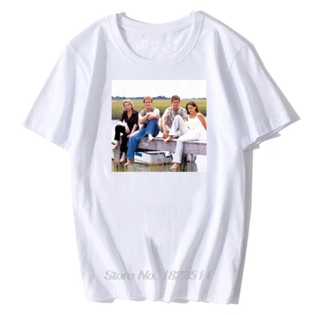 Moški T-shirt Retro Dawsons Creek Cast Tshirt Ženske T Shirt Poletnih O-vratu Bombaža, Kratek Rokav Tees Vrhovi Harajuku