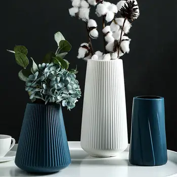 Vaza Ustvarjalne Hydroponic Plastičnih Evropski Stil Cvetlični lonček za Dom