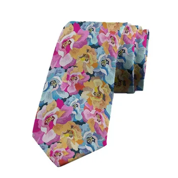 Japonski modni Barvi za Moške Kravatni Dodatki kakovostnih 8 CM Obleko Poročno zabavo Kravato Smešno Happy Priložnostne Cvet Kravatni Moški