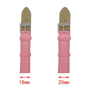 Nove Ženske PU Usnje Watchband Za Gledanje Zapestnica Pasu Trak Watch Band 20 mm Multicolor jermenčki Pribor manžeta