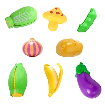Za rezanje Sadja / Zelenjave, Igrača se Pretvarjamo, Igrajo Kuhinja Igrače Miniature Plastičnih Kuhanje Hrane za Otroke Dekleta