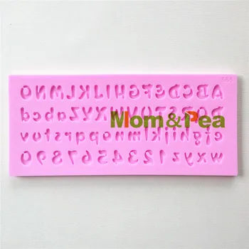 Mama&Grah, 0888 Brezplačna Dostava Pismo & Številke Oblikovan Silikonsko Plesni Torto Dekoracijo Fondat Torto 3D Plesni, Hrana Razred