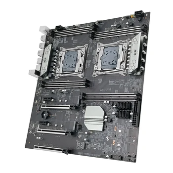 JGINYUE X79 Motherboard LGA2011-3 Dual CPU Podpora Intel E5 V1 & V2 Procesor DDR4 RAM Pomnilnika Štiri Channers Ploščo X79-D8 Server