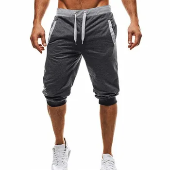 Nove kratke moške Poletne Hlače Moški Priložnostne modni Moški Dihanje kratke hlače, Bombaž Hlače Moški Nov Modni joggers moški