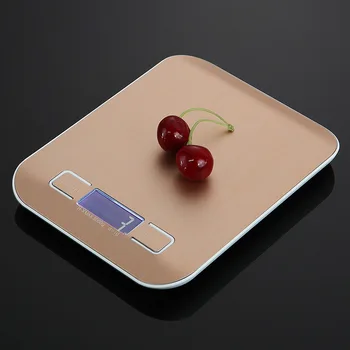 5 kg 10 kg Strokovno Dotik, Digitalno Kuhinjsko Tehtnico Elektronski Hrane Lestvice za Merjenje Orodja/ LCD Display & Nerjavečega Jekla Platformo