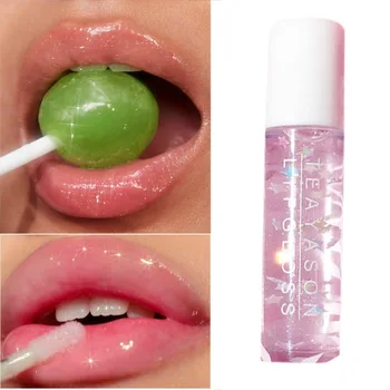 Vlažilni Lepe Rože balzam je Brezbarvna Tekočina, Lip Gloss Za Ženske Ustnice, Odtenek Tekoče Prozorni Sijaj za Ustnice Olje