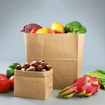 Kraft papir, Kraft papir vrečko darilo hrane sendvič peko poroko dobave embalaža vrečko reciklirati takeaway vrečko
