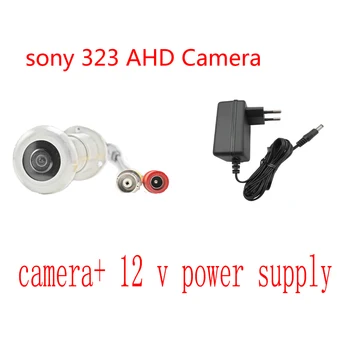 Mini Doma Video Luknjo Vrata Luknjo Camera1080P HD Vrata Oči CCTV AHD SONY323 Čip 2MP Star Svetlobo 0.001 Lux Žično Varnostno Kamero
