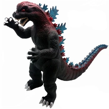 Godzilla Tiranski Mehanske Kralj Pošasti Tri Vodil Zmaj Mehke Gume Model Tyrannosaurus Rex Igrača Darilo Velika Promocija
