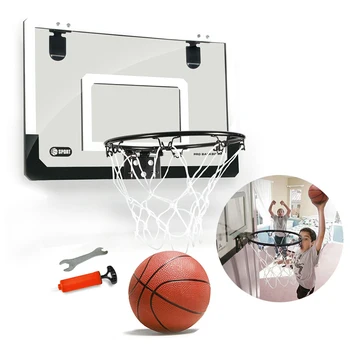 Mini Košarkarski Obroč Z Žogo 18 inch x12 palčni Shatterproof ploča koša