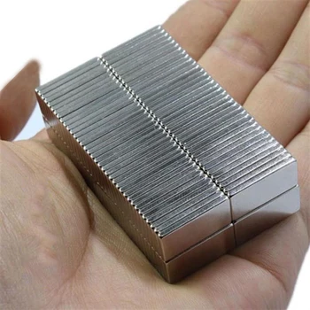10/20/50/100 Kos 20x10x2mm Magnet Pravokotnik Hladilnik Magnet N35 Super Zmogljiv Neodymium Magne Meri DIY Majhen Magnet