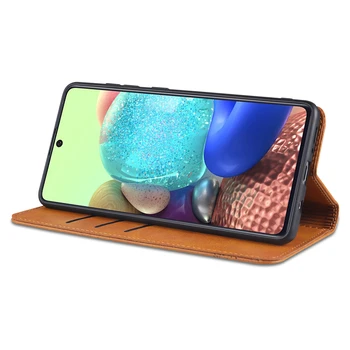 Za Samsung Galaxy A51 Primeru Luksuznih Magnetni Denarnice Flip Usnje Primeru Telefon Za Samsung A71 A81 A91 A41 A31 A21 A11 A01 Pokrov