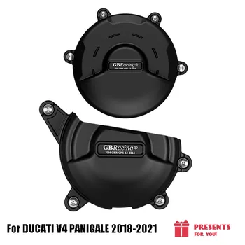Za DUCATI V4 PANIGALE 2018 2019 2020 2021 Motorja Zajema Varovanje Motorna kolesa pokrov Motorja za Zaščito primeru za primer GB Dirke