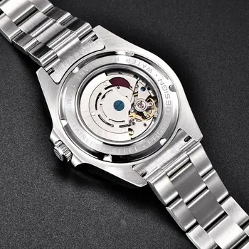 2021 Pagani Design GMT Gledati Moške Avtomatsko Mehansko uro Razkošje iz Nerjavečega Jekla, 100 M Nepremočljiva Moške Gledajo Reloj Hombre